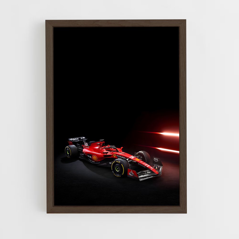 Poster Ferrari SF-23 Racer – affiche Voitures de Formule 1 (vue 5)